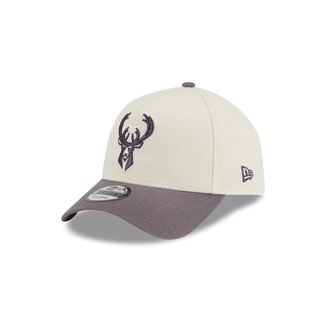 slide 1 - 9FORTY Milwaukee Bucks Visor Pop Snapback