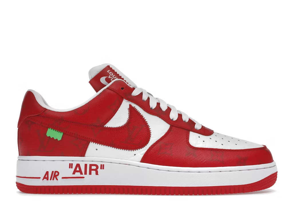 slide 1 - Air Force 1 Low By Virgil Abloh White Red