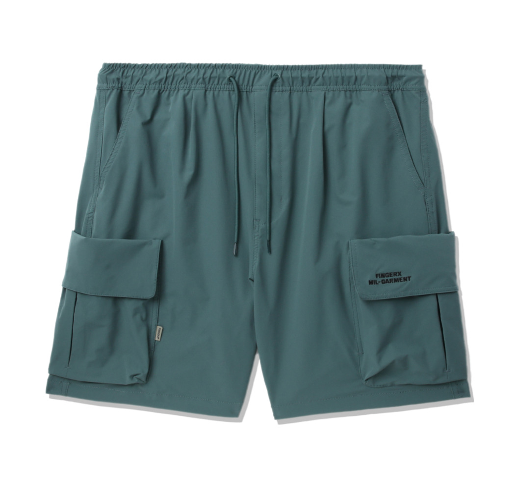 slide 1 - Airborne Infantry Green Shorts