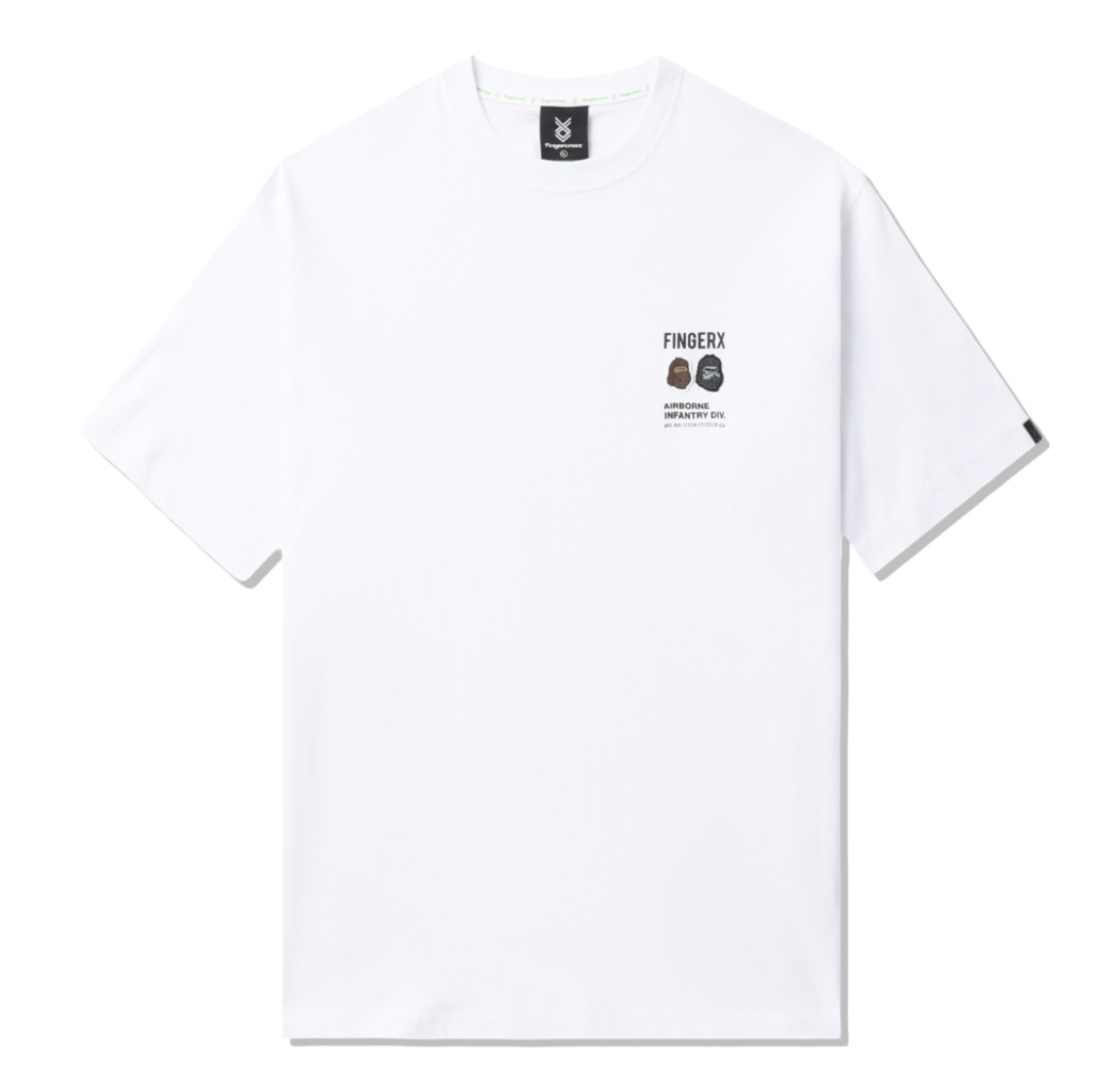 slide 1 - Airborne White Tee