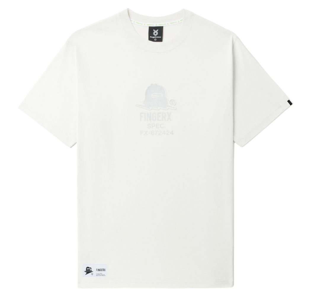 slide 1 - All White 3D Tee