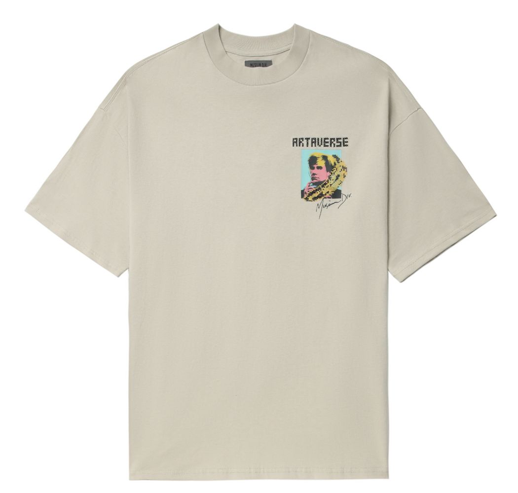 slide 2 - Artaverse Beige Tee