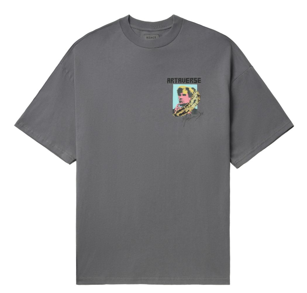 slide 2 - Artaverse Grey Tee