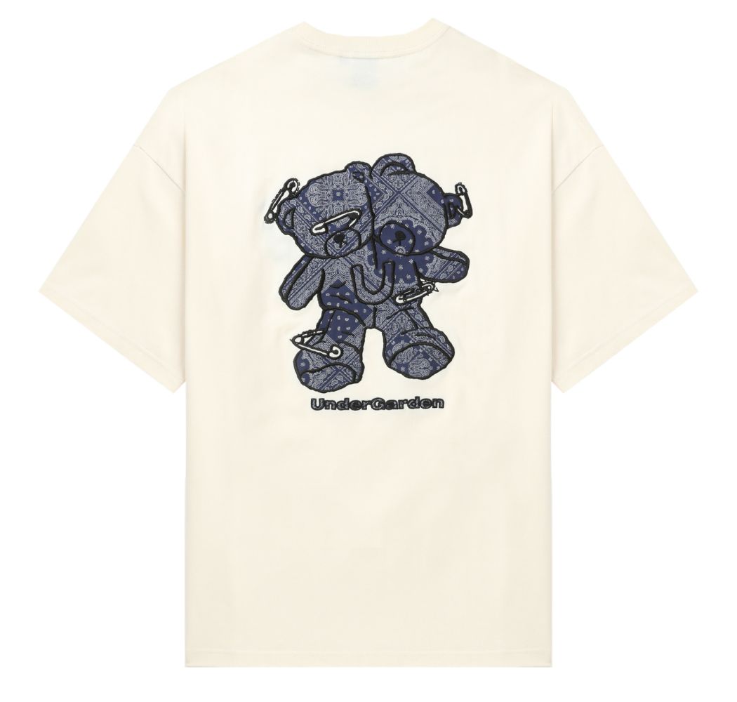 slide 1 - Bear Embroidered Graphic Tee
