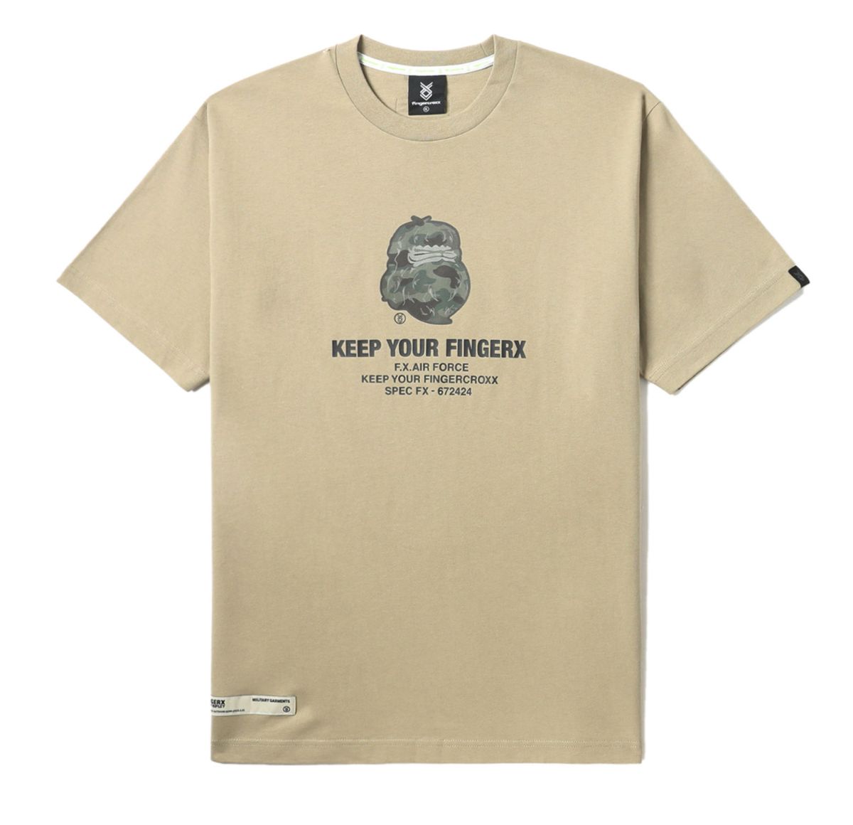 slide 1 - Big Foot Khaki Reflective Tee
