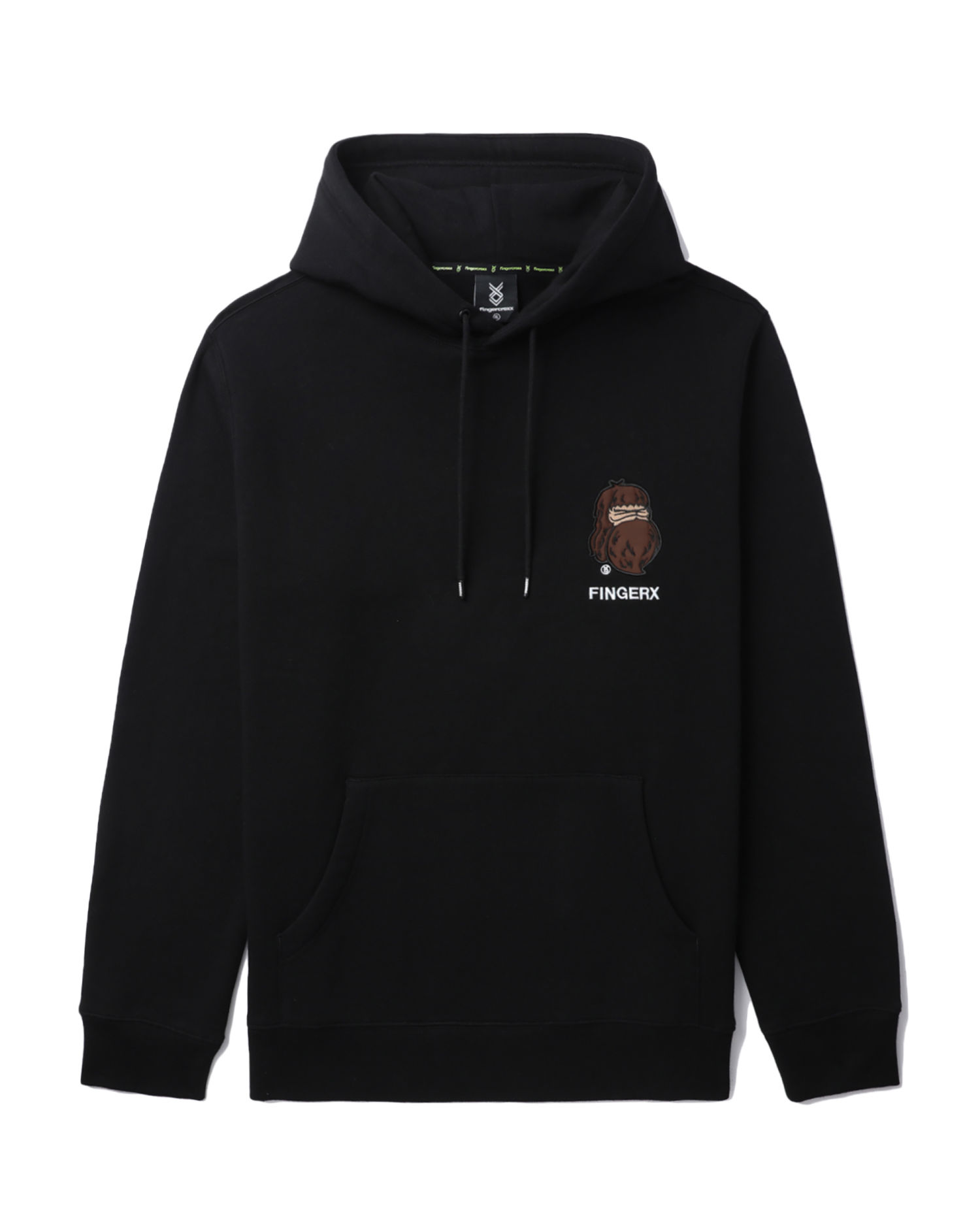 slide 1 - Black Big Foot Hoodie