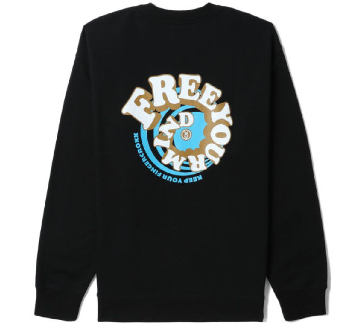 slide 1 - Black Logo Graphic Sweatshirt