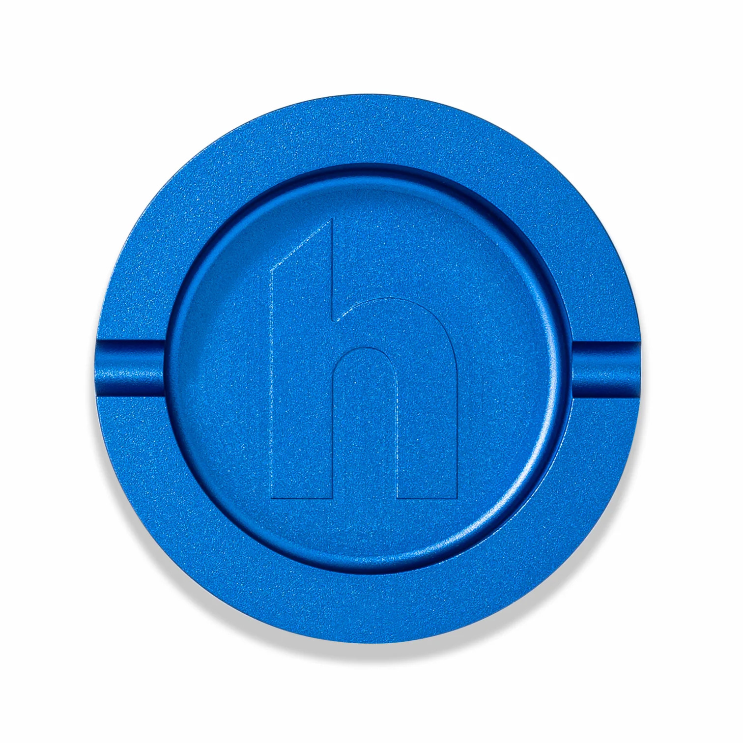 slide 1 - Blue Aluminum Ashtray