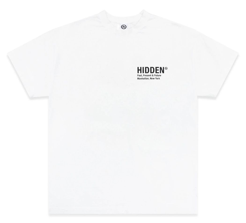 slide 2 - Classic Logo White/Black Tee