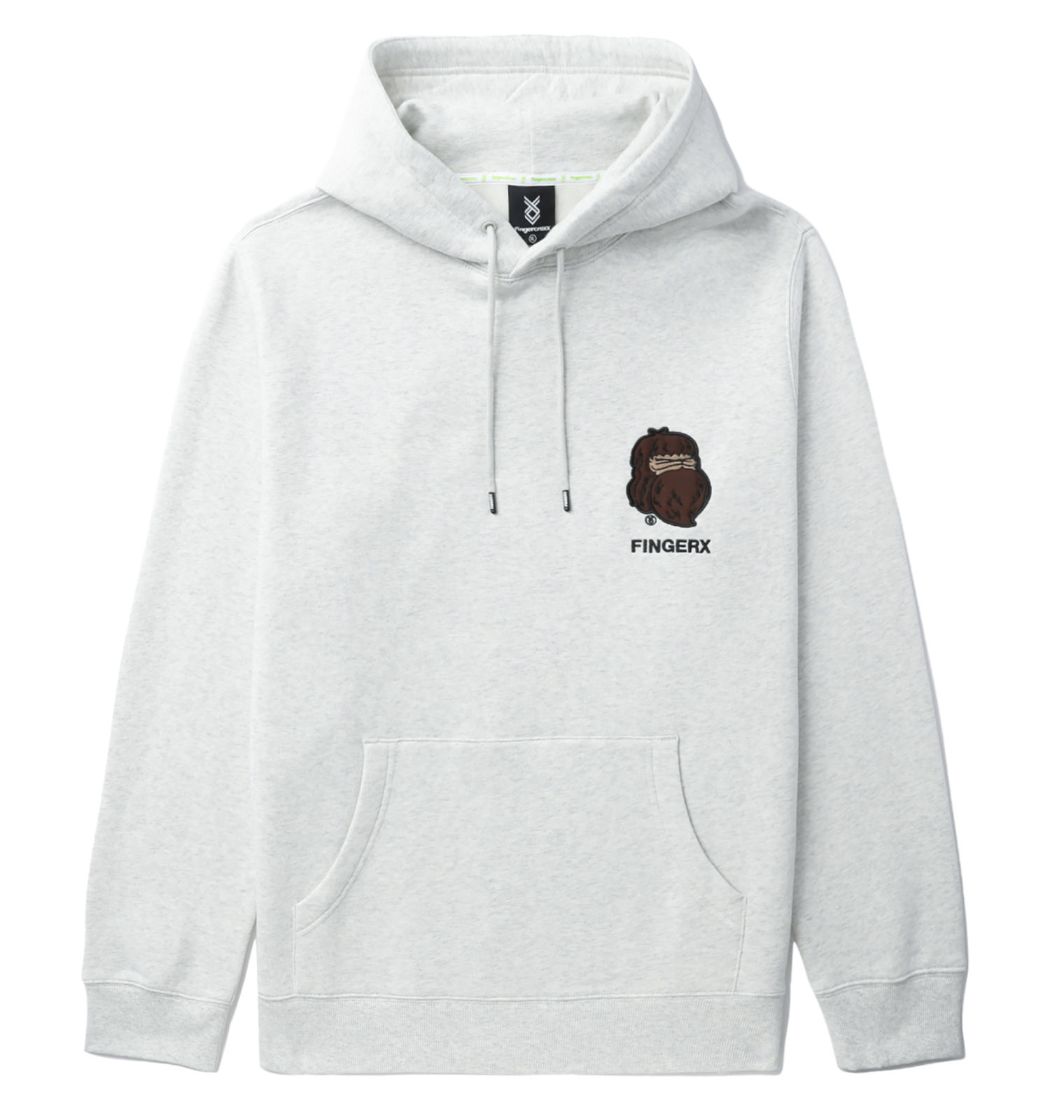 slide 1 - Cloud Grey Big Foot Hoodie