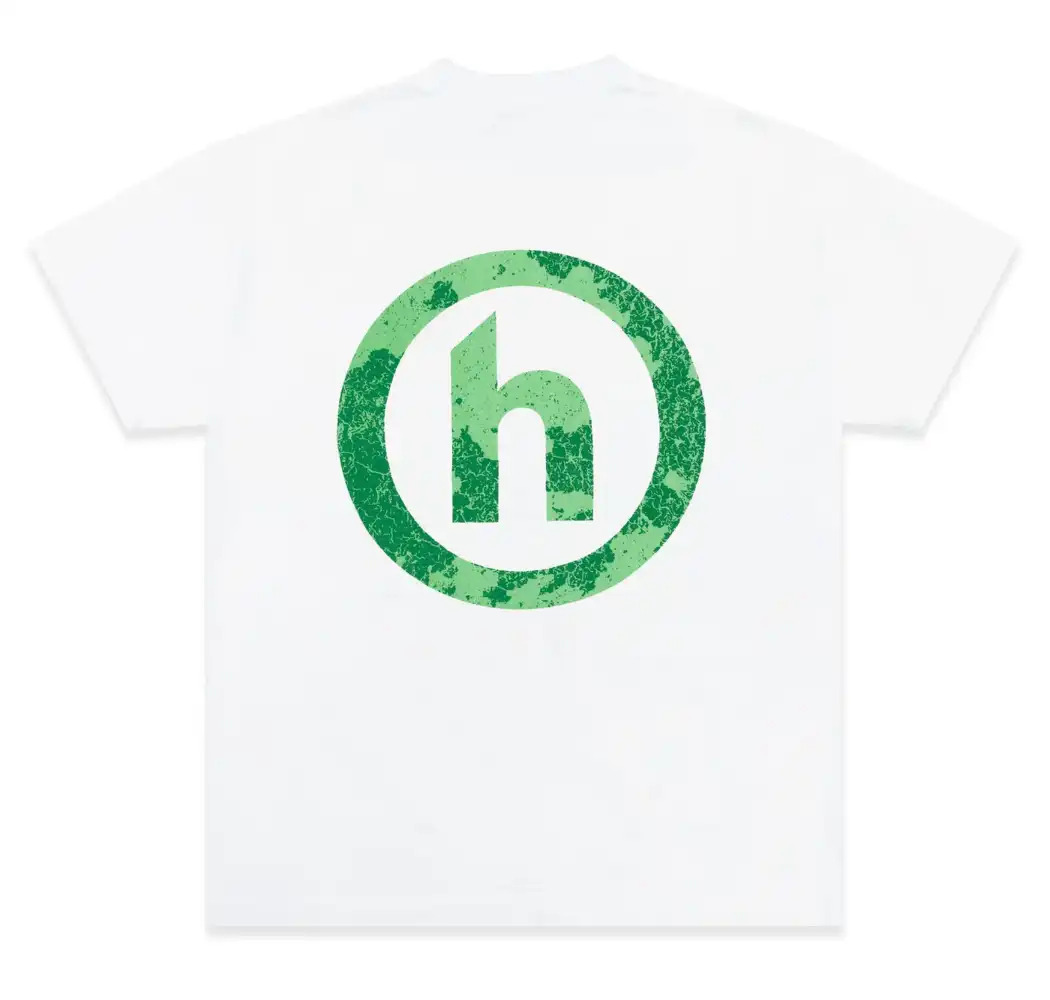 slide 1 - Distress H Logo Tee