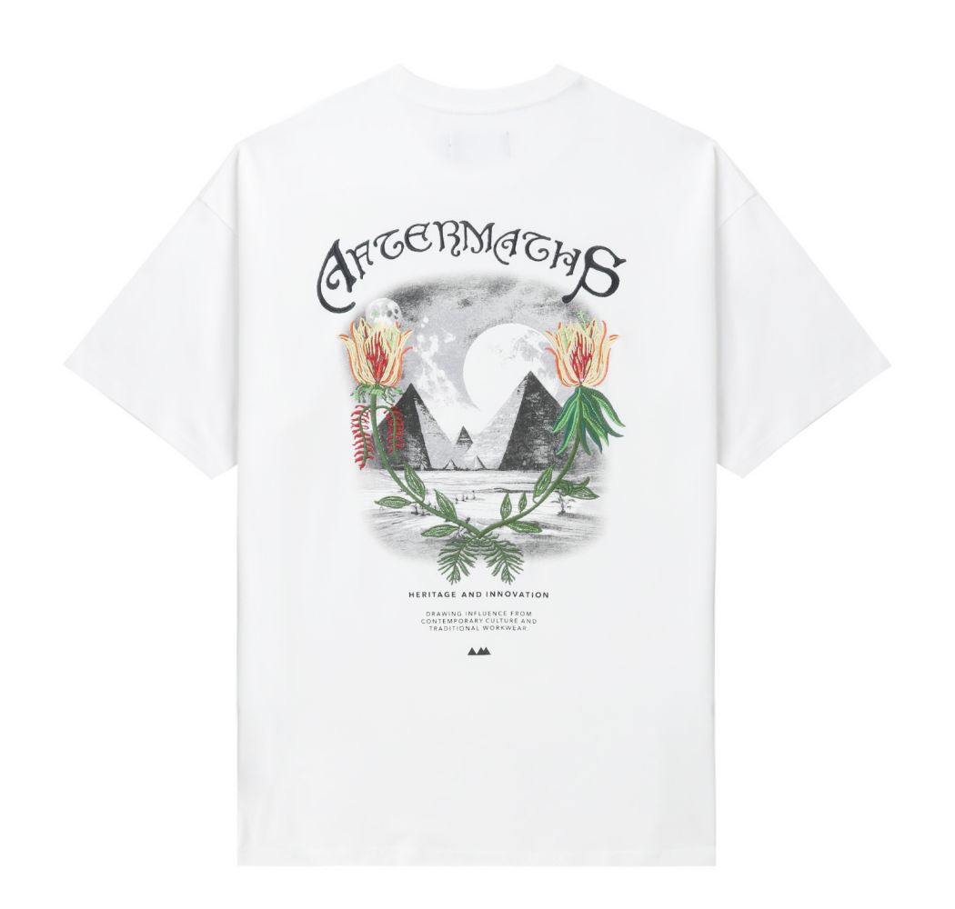 slide 1 - Double Flowered White Tee