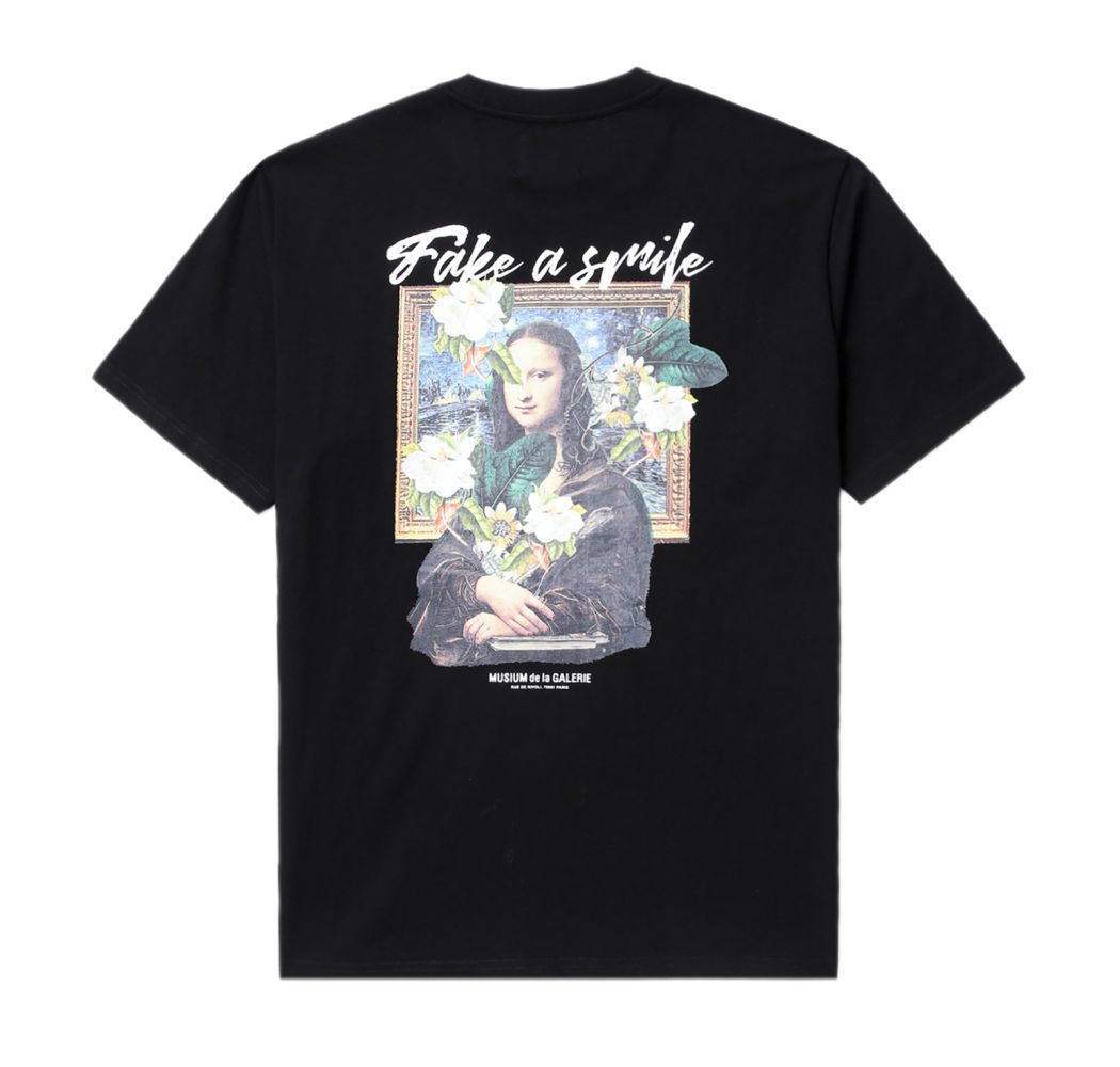 slide 1 - Fake a Smile Black Tee