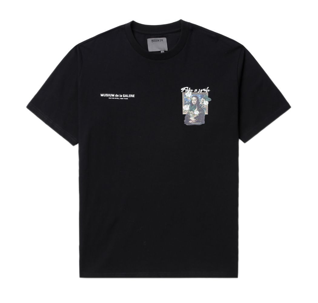 slide 2 - Fake a Smile Black Tee
