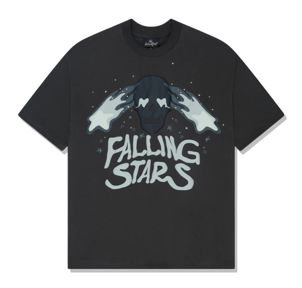 slide 1 - Falling Stars Black Tee
