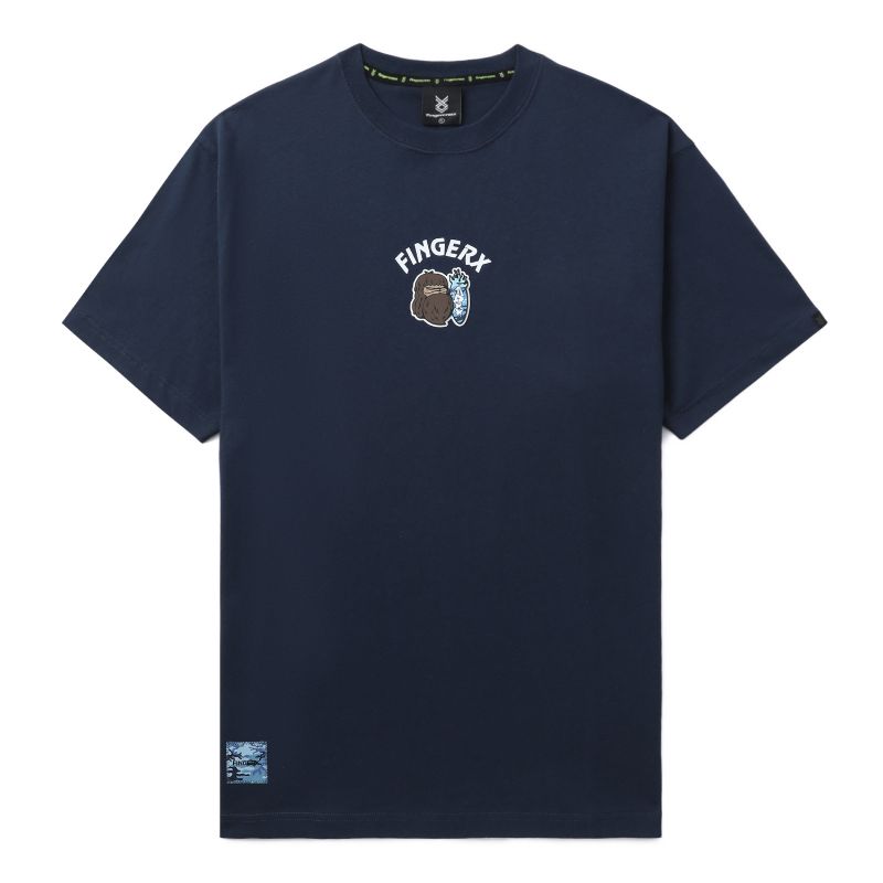 slide 1 - FGX Surfing Navy Tee