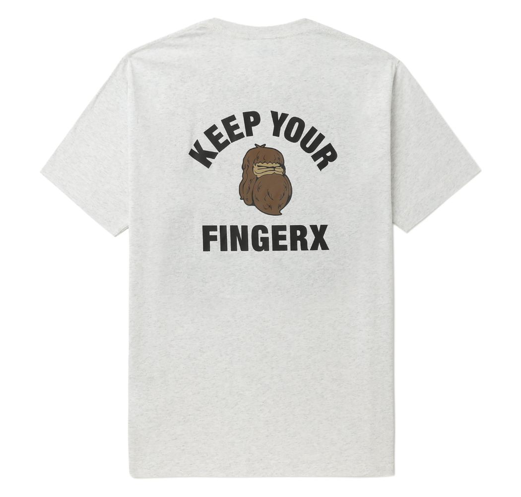 slide 2 - Fingerx Cloud Printed Tee