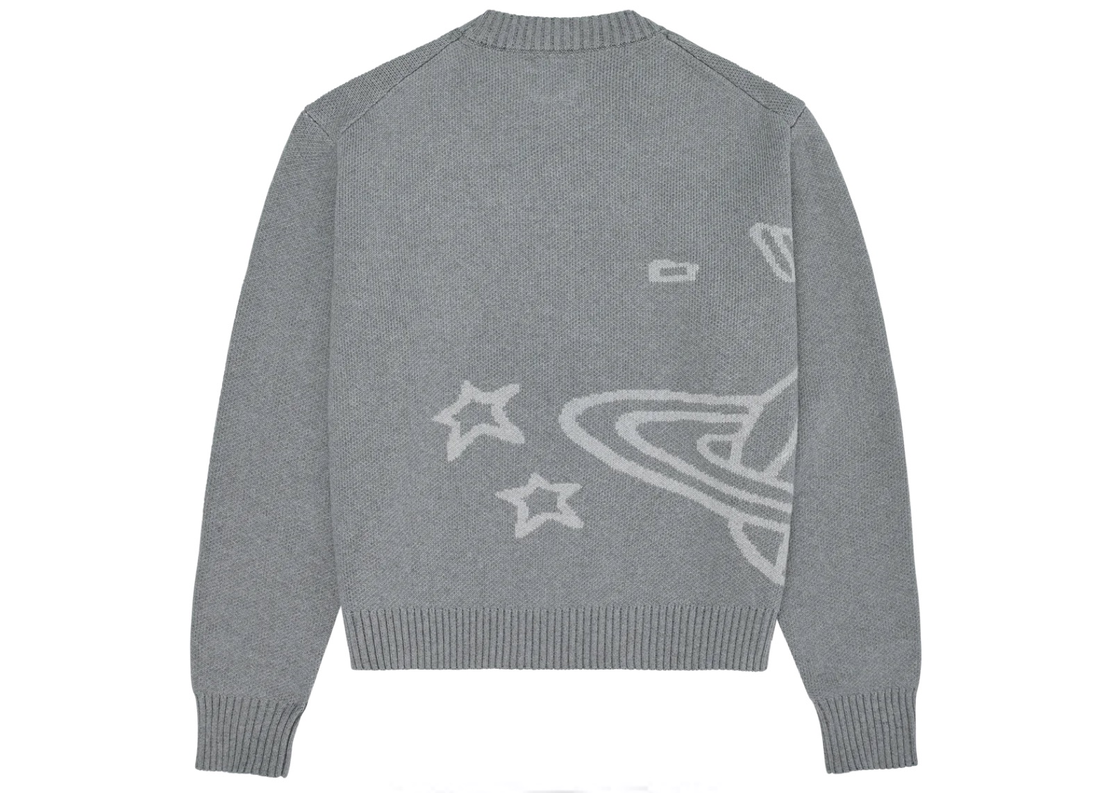 slide 2 - Heather Grey Knit Sweater