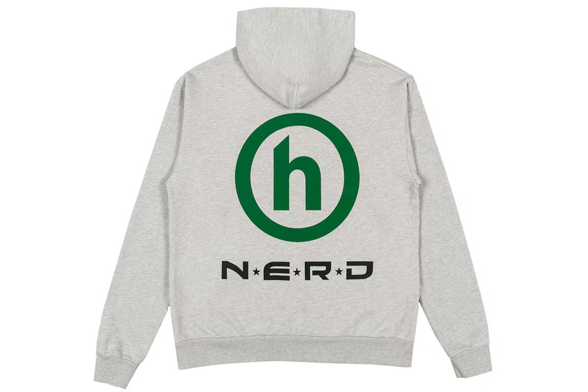 slide 1 - Hidden NY x N.E.R.D Lovers Grey Hoodie