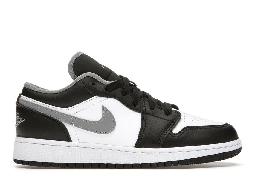 slide 1 - Jordan 1 Low Black White Grey (GS)