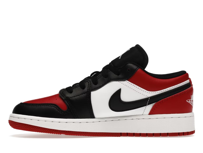 slide 3 - Jordan 1 Low Bred Toe (GS)