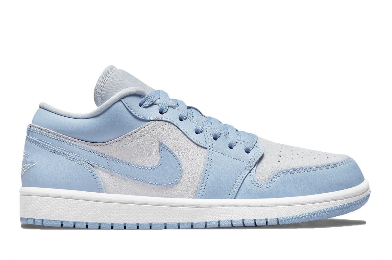 slide 1 - Jordan 1 Low Football Grey Aluminum (W)
