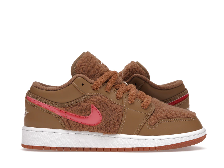 slide 1 - Jordan 1 Low Utility Teddy Bear (GS)