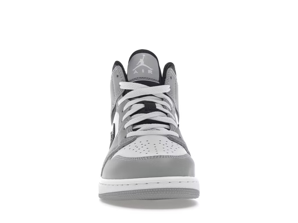 slide 2 - Jordan 1 Mid Light Smoke Grey Anthracite (GS)