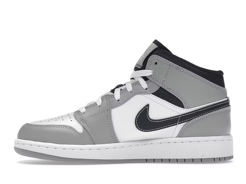 slide 3 - Jordan 1 Mid Light Smoke Grey Anthracite (GS)