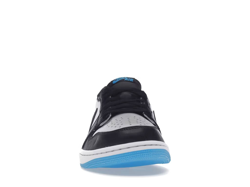 slide 2 - Jordan 1 Retro Low OG Black Dark Powder Blue