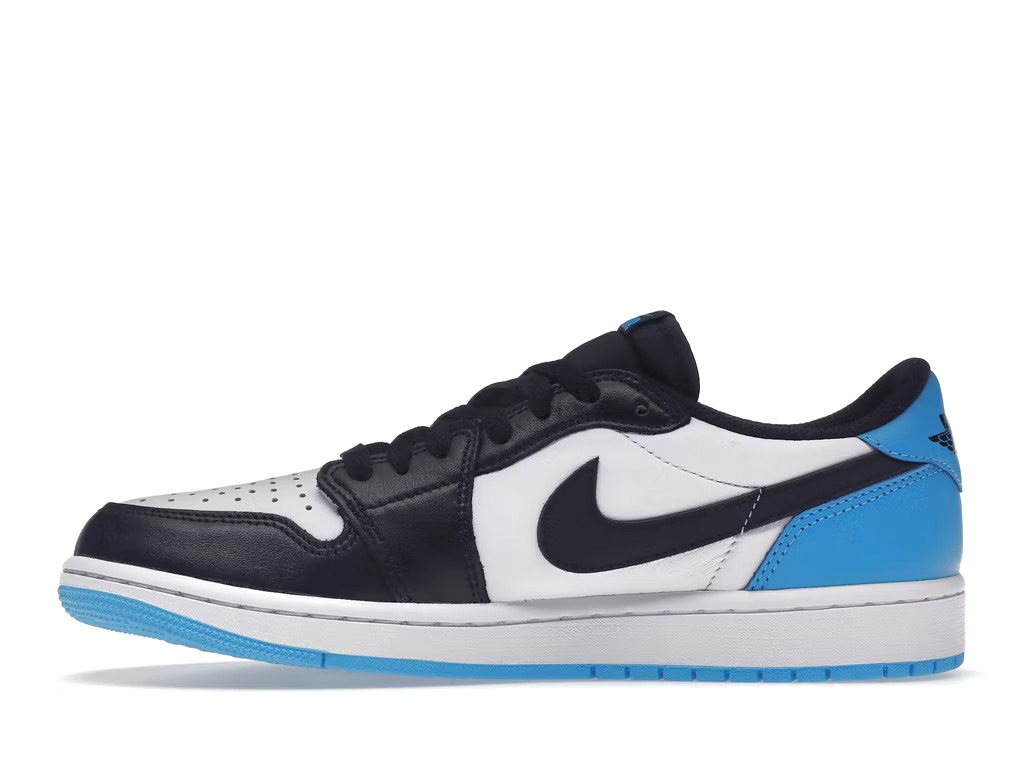slide 3 - Jordan 1 Retro Low OG Black Dark Powder Blue