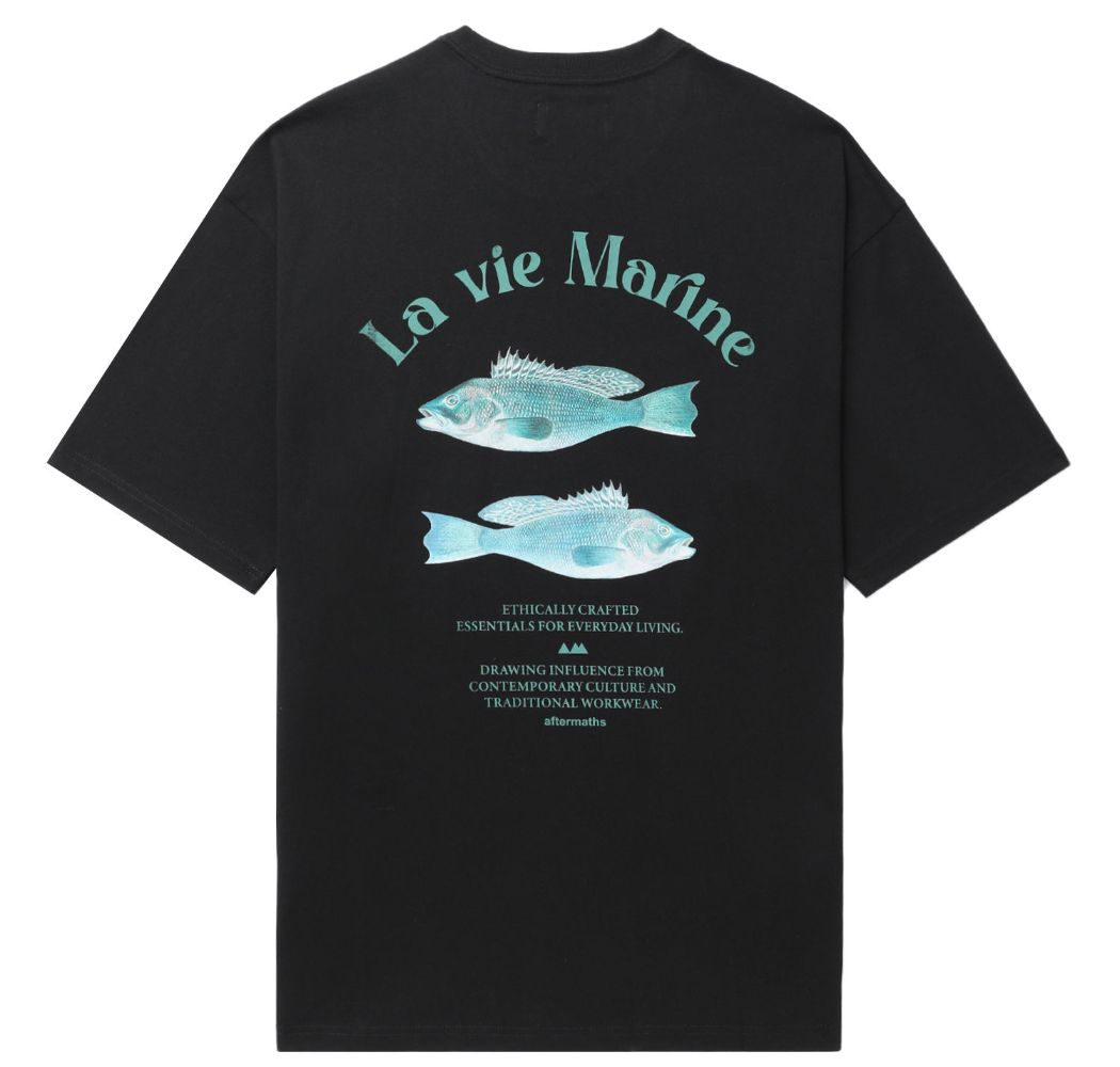 slide 1 - La Ve Marine Black Tee