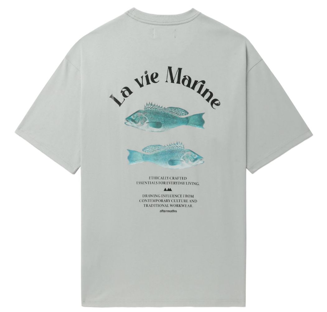 slide 1 - La Ve Marine Grey Tee