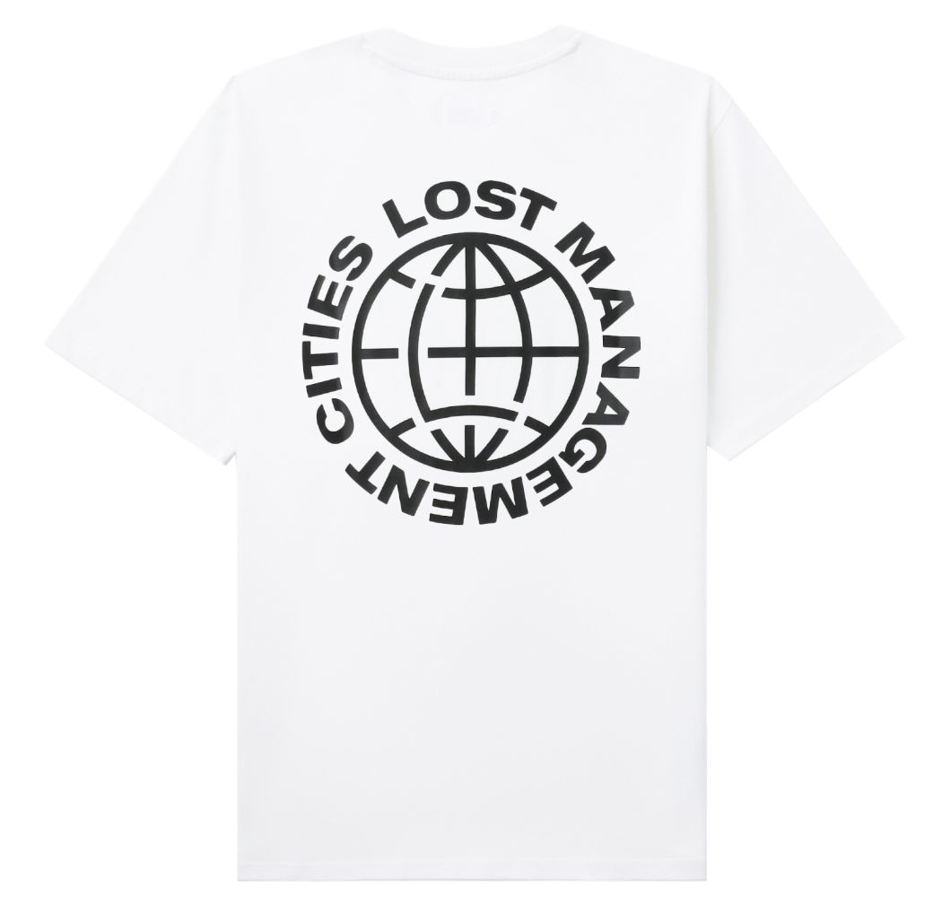 slide 1 - LMC Logo White Tee