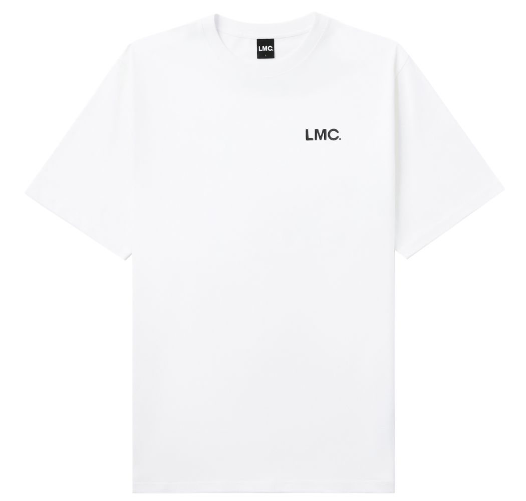 slide 2 - LMC Logo White Tee