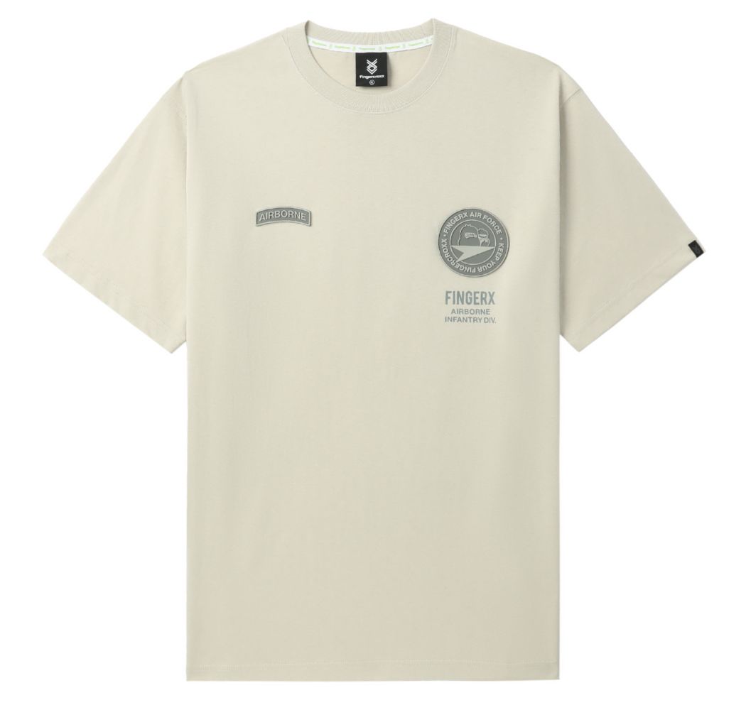 slide 1 - Logo Patch Cracker Khaki Tee