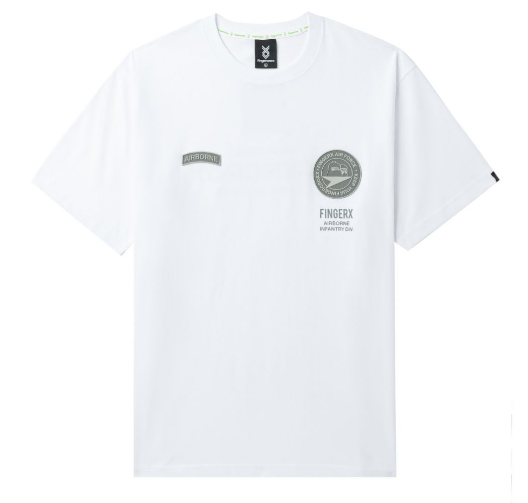slide 1 - Logo Patch White Tee