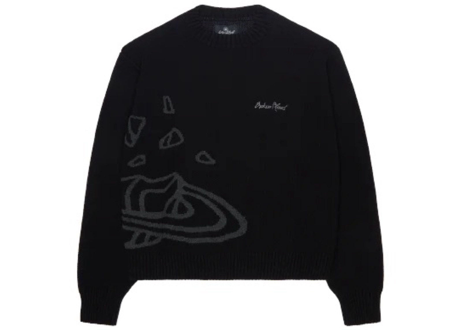 slide 1 - Midnight Black Knit Sweater