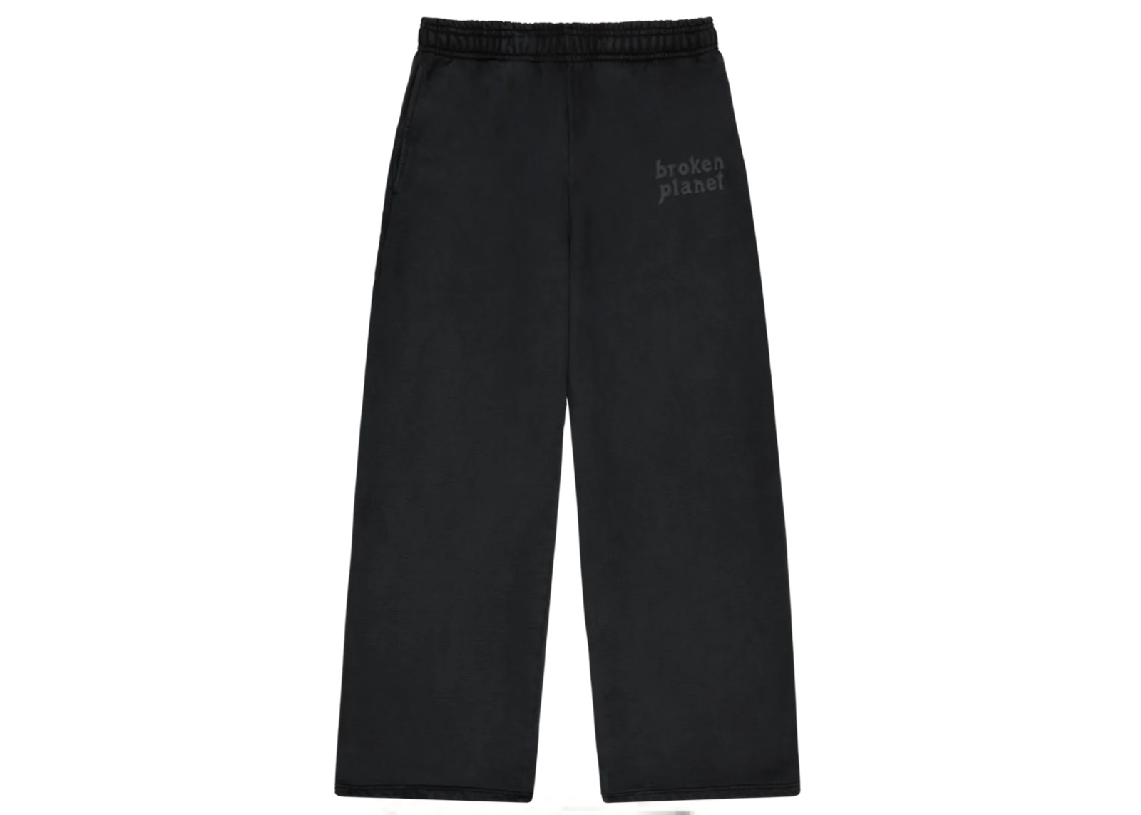 slide 1 - Midnight Black Straight Leg Sweatpants