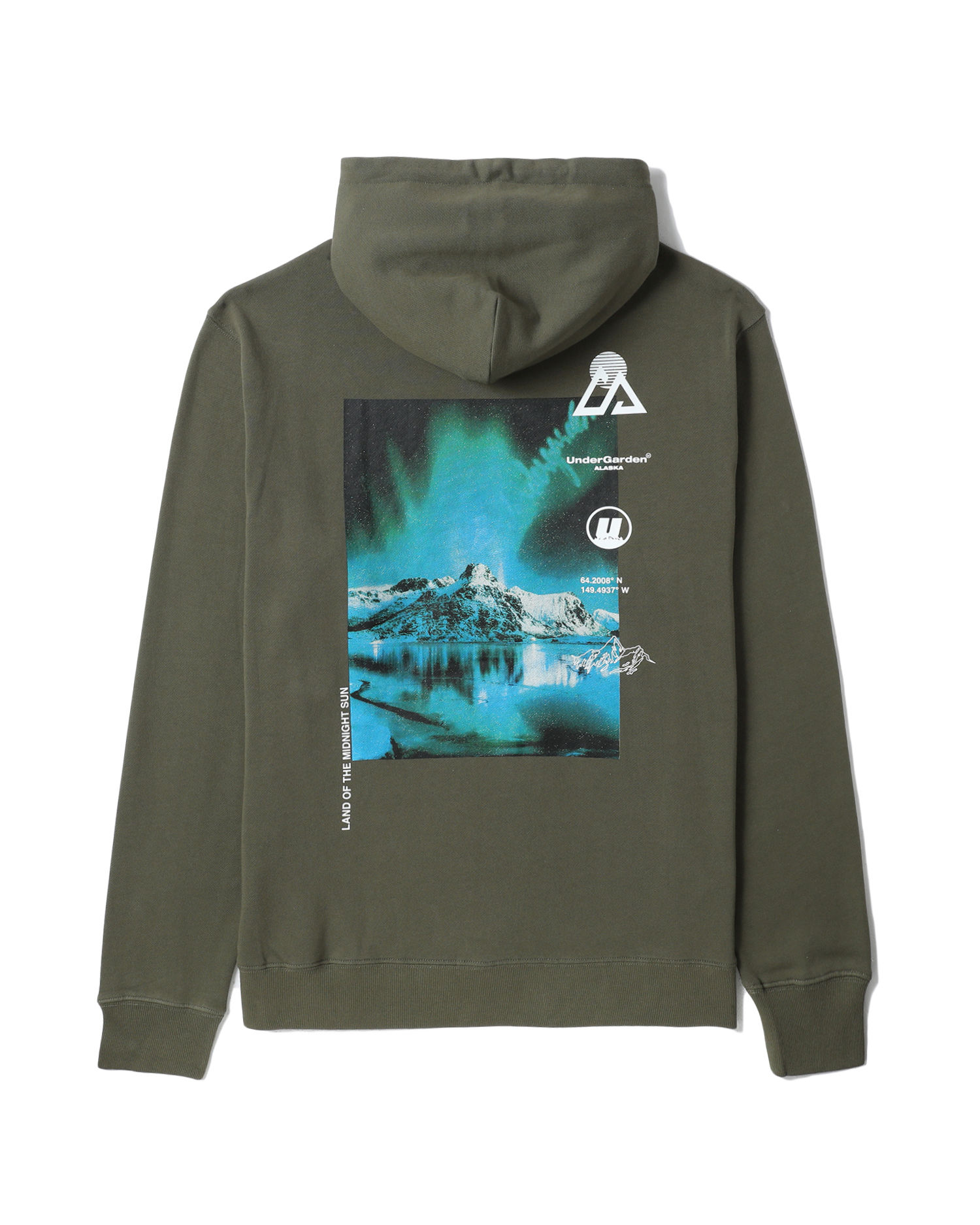 slide 1 - Midnight Sun Dark Olive Hoodie