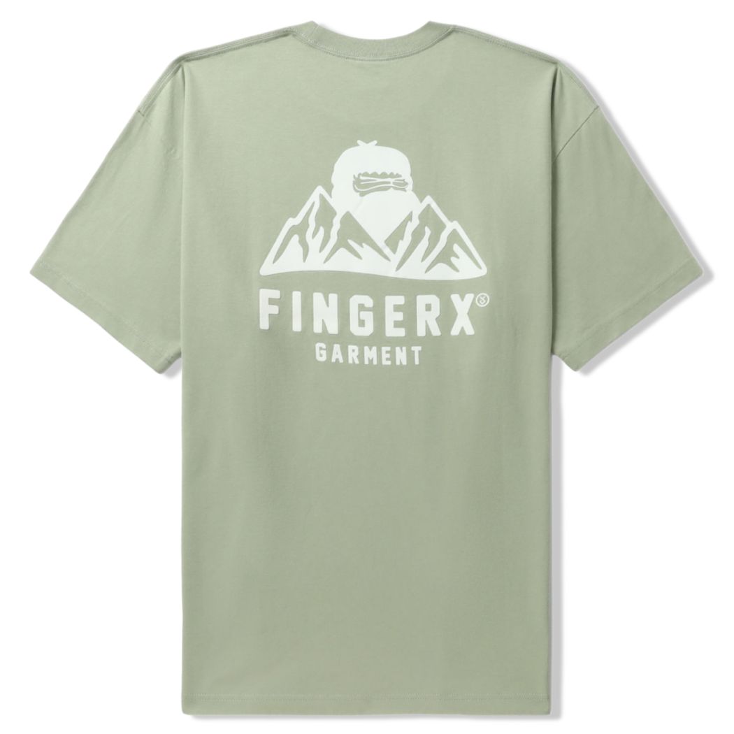 slide 1 - Mountain Garment Green Tee