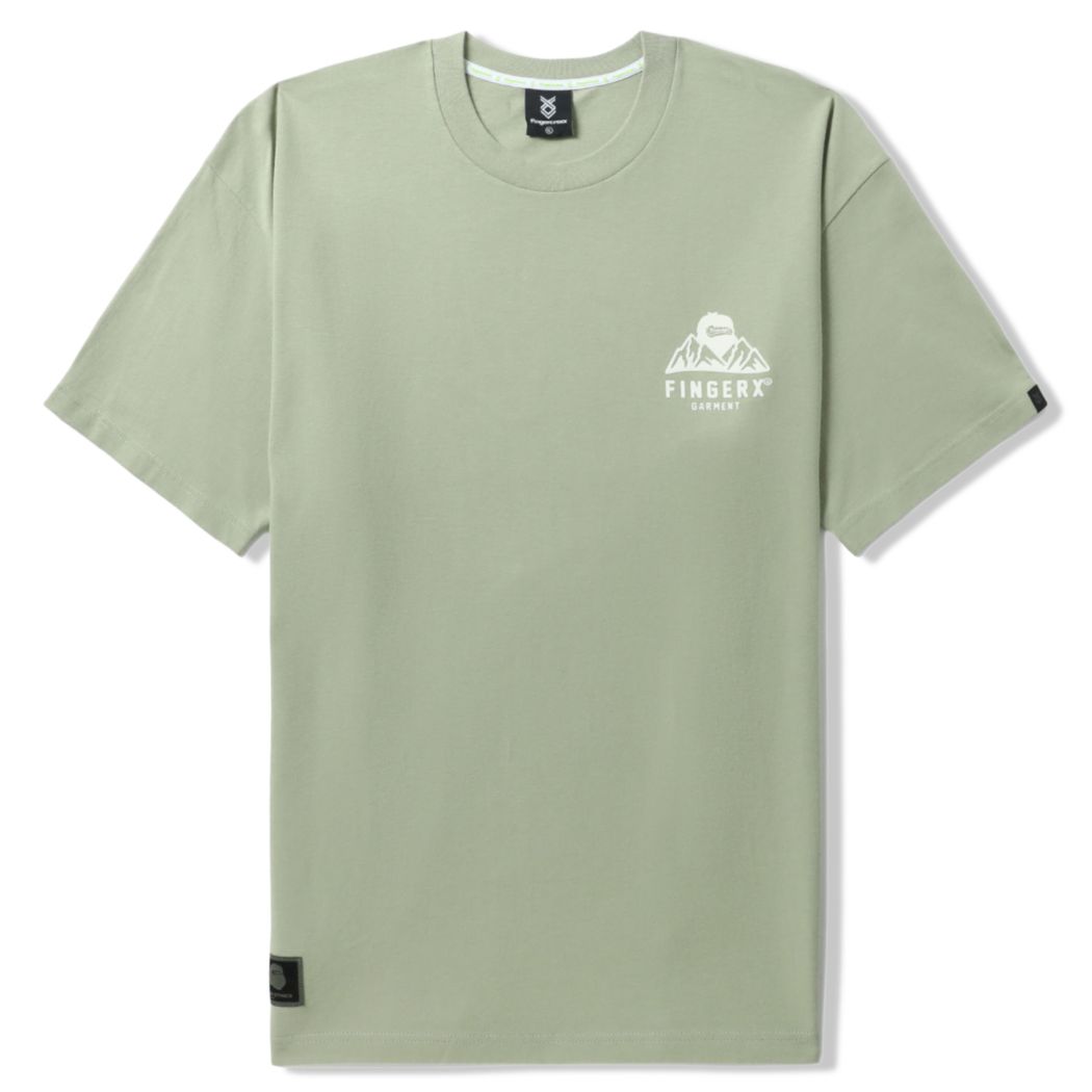 slide 2 - Mountain Garment Green Tee