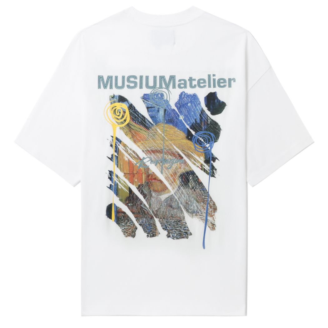 slide 1 - Painted White Tee