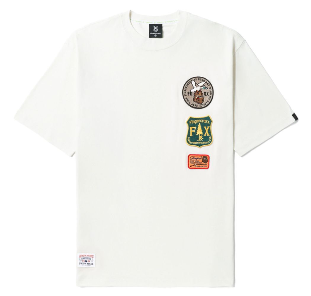 slide 1 - Patches Cream Tee