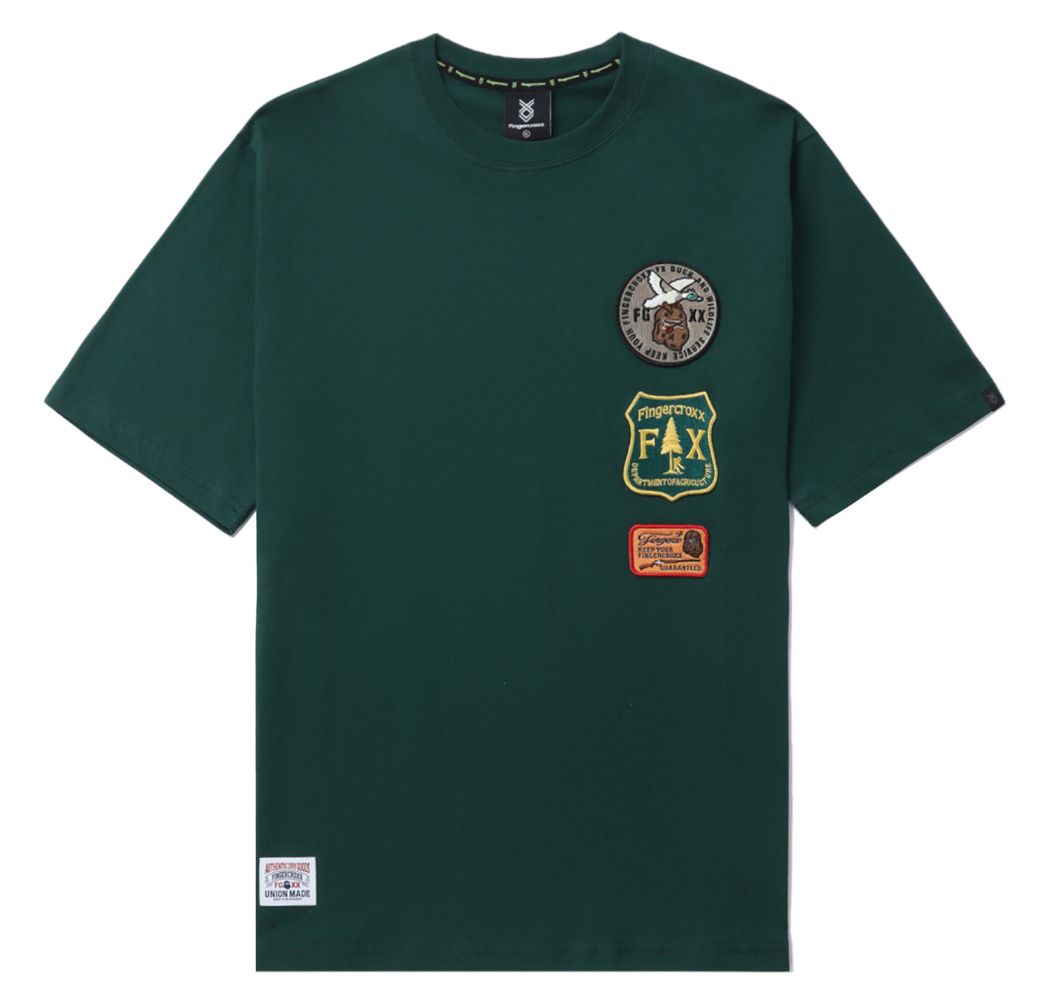 slide 1 - Patches Emerald Tee