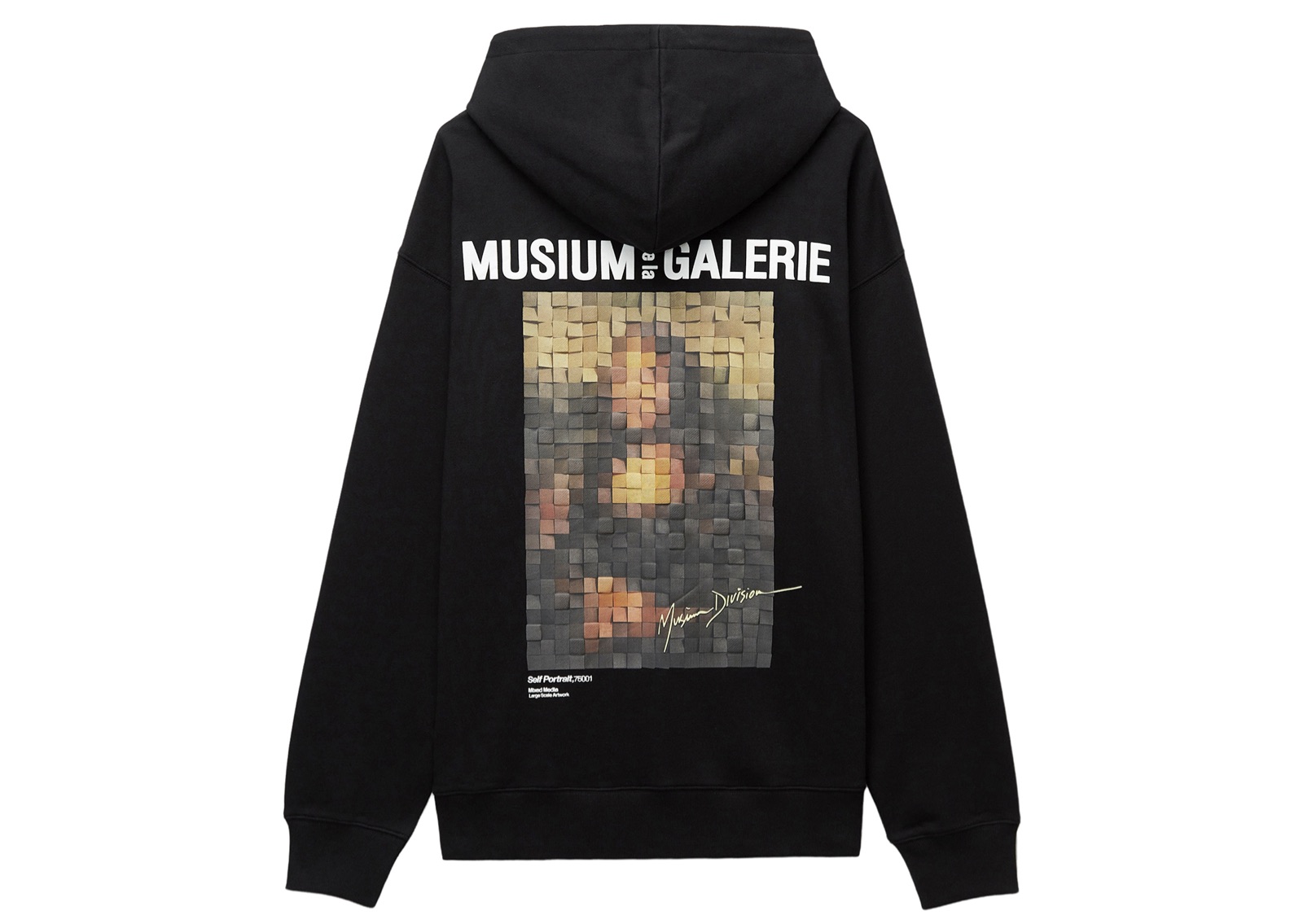 slide 1 - Portrait of Lisa Black Hoodie
