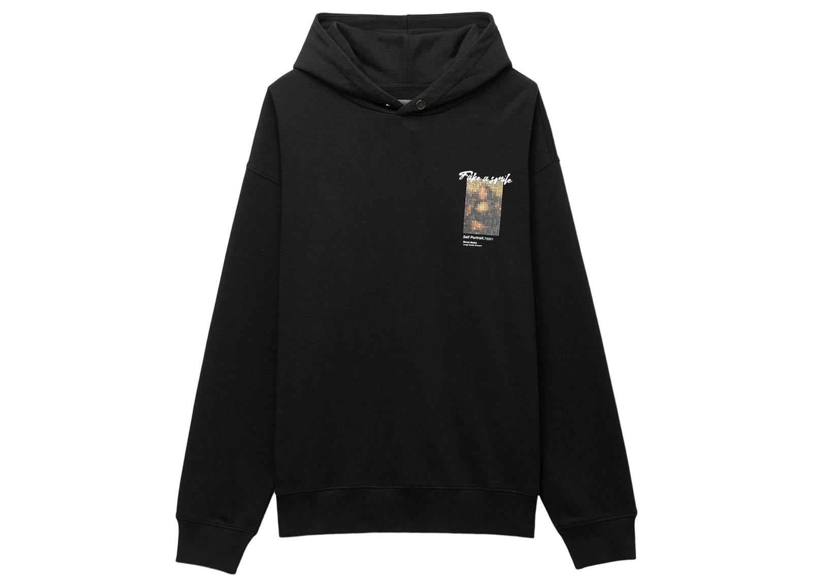 slide 2 - Portrait of Lisa Black Hoodie