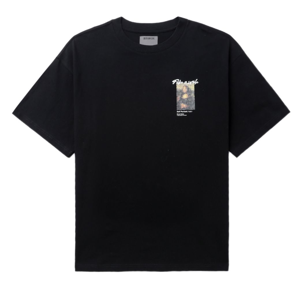 slide 2 - Portrait of Lisa Black Tee