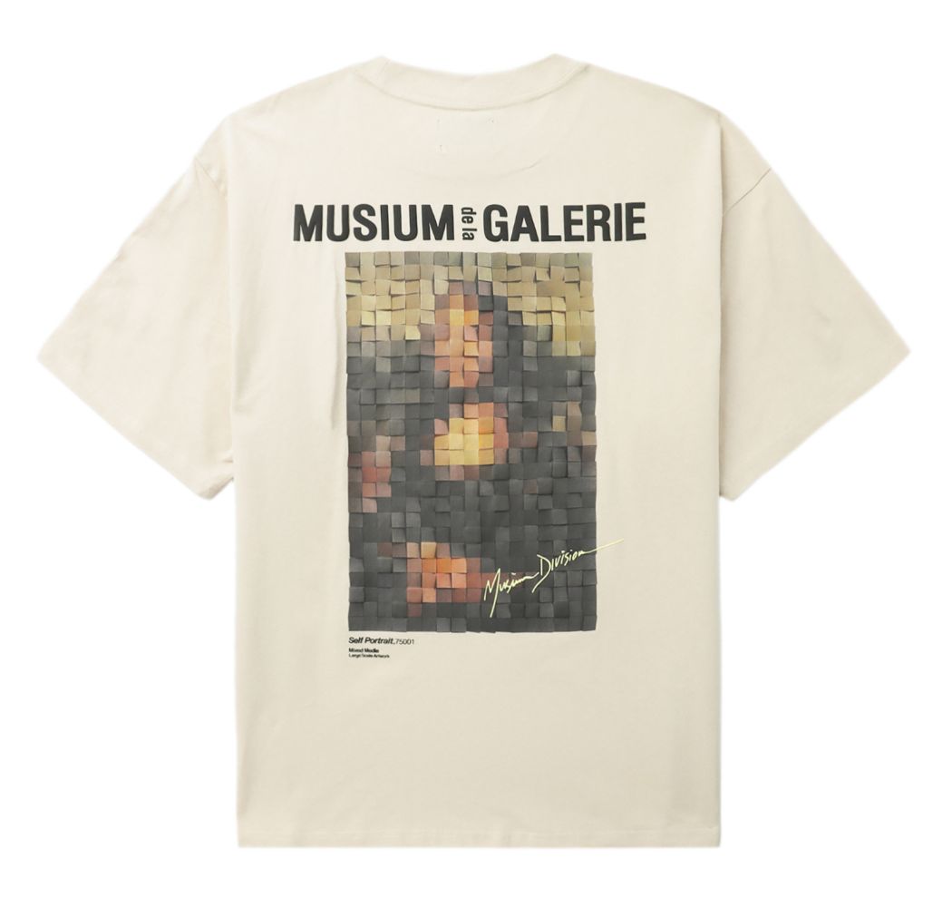 slide 1 - Portrait of Lisa Cream Tee