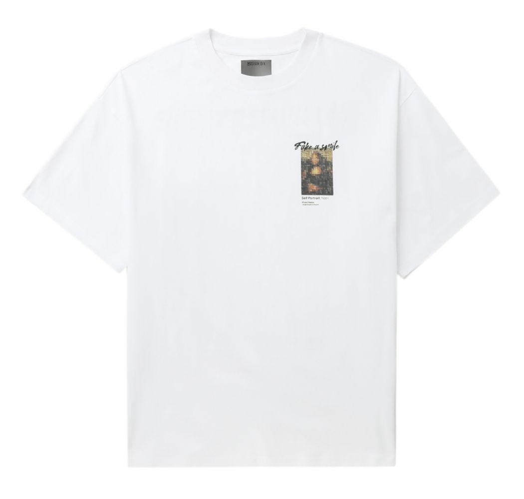 slide 2 - Portrait of Lisa White Tee